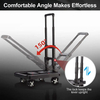 Compact Mini Lightweight Portable Platform 4 Spinner Wheels Dolly Folding Luggage Cart