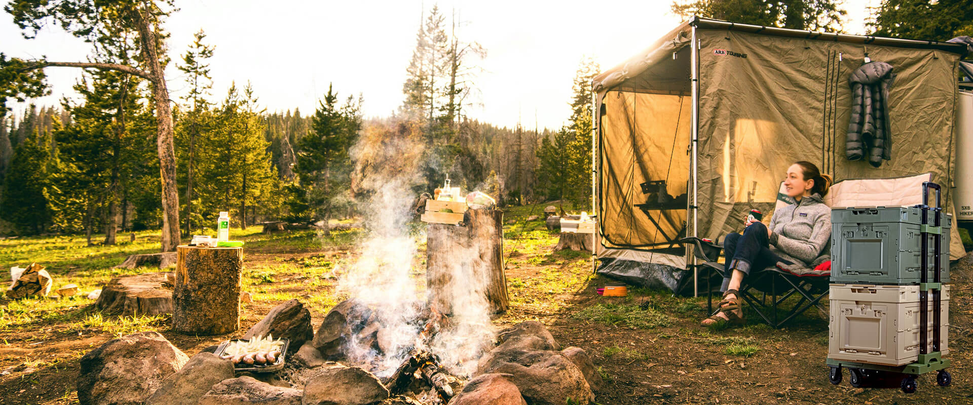 Outdoor camping stool