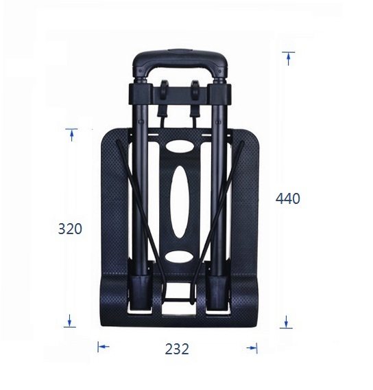 size of lightweight hand trolley