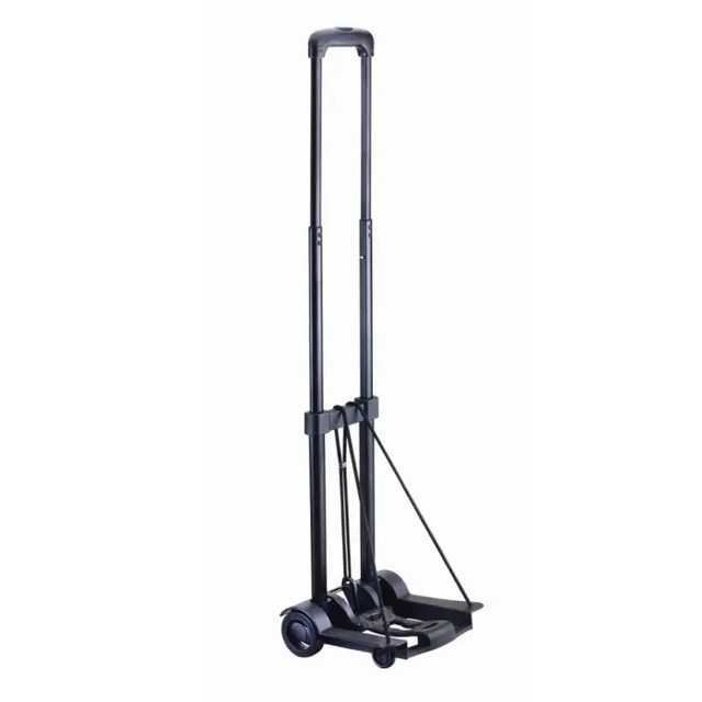 2023 Mini Collapsible Lightweight Folding Portable Hand Trolley Cart As Logo Promotional Gift