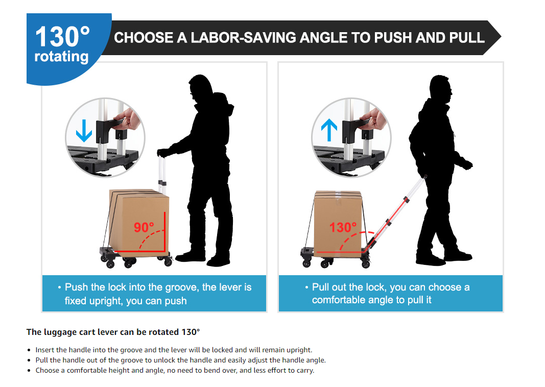 folding luggage cart