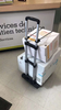 Portable 125kg Flatbed Hand Trolley Cart with Retractable Handle and Five Wheels 
