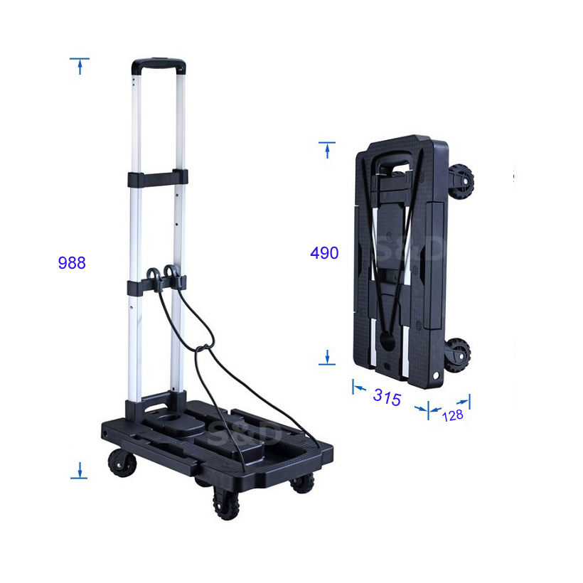 Compact platform cart