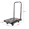 Manufacturer of High-Quality Four-Wheel Hand Trolley with 200kg Load Capacity