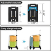 150kg Lightweight Portable Flatbed 7 Wheels Dolly Folding Hand Trolley Cart