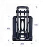 2023 Mini Telescopic Portable Lightweight Folding Luggage Cart Promotion Gift