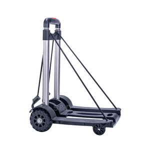 Portable Aluminum Folding Trolley Cart for Shopping And Luggage