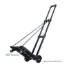 Compact Telescopic Handle Trolley for Shopping And Luggage