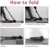 Mini Steel Folding Trolley Cart - Lightweight & Portable