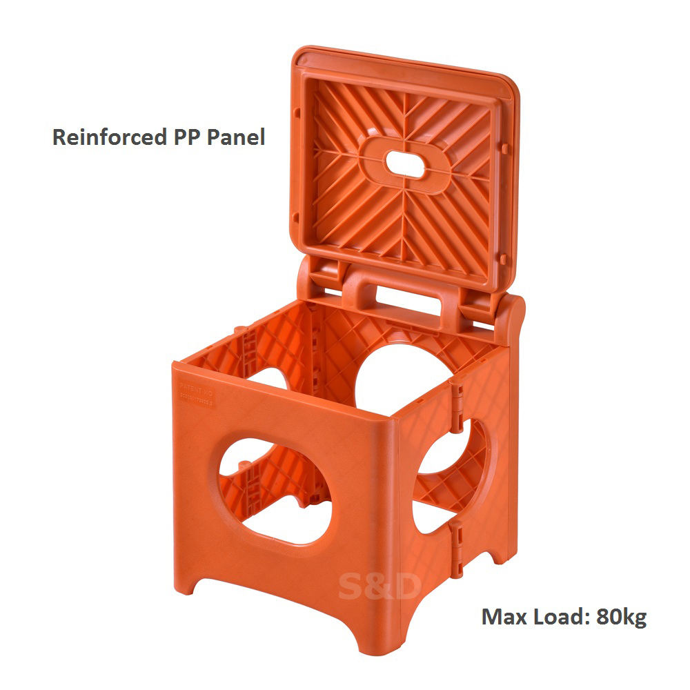 80kg load folding fishing stool chair