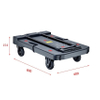 150kg Loading Compact Folding Dolly Hand Truck with Retractable Platform