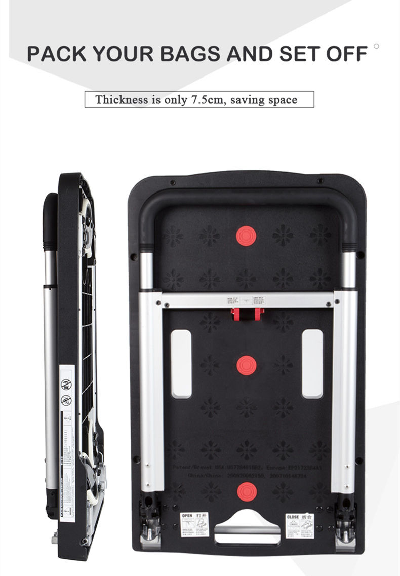 Heavy duty folding hand cart