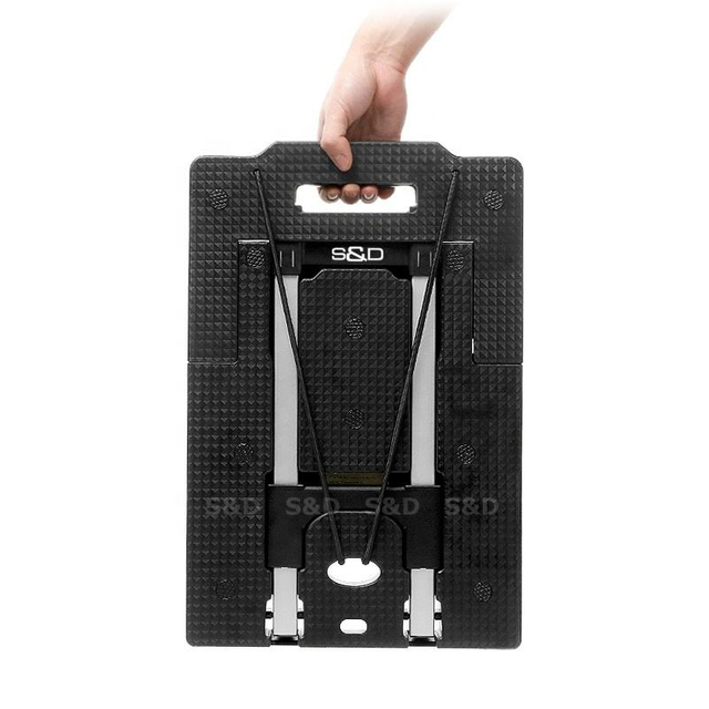 Heavy Duty 150kg Compact Platform Folding Trolley with 7 Wheels - Perfect for Shopping And Luggage!