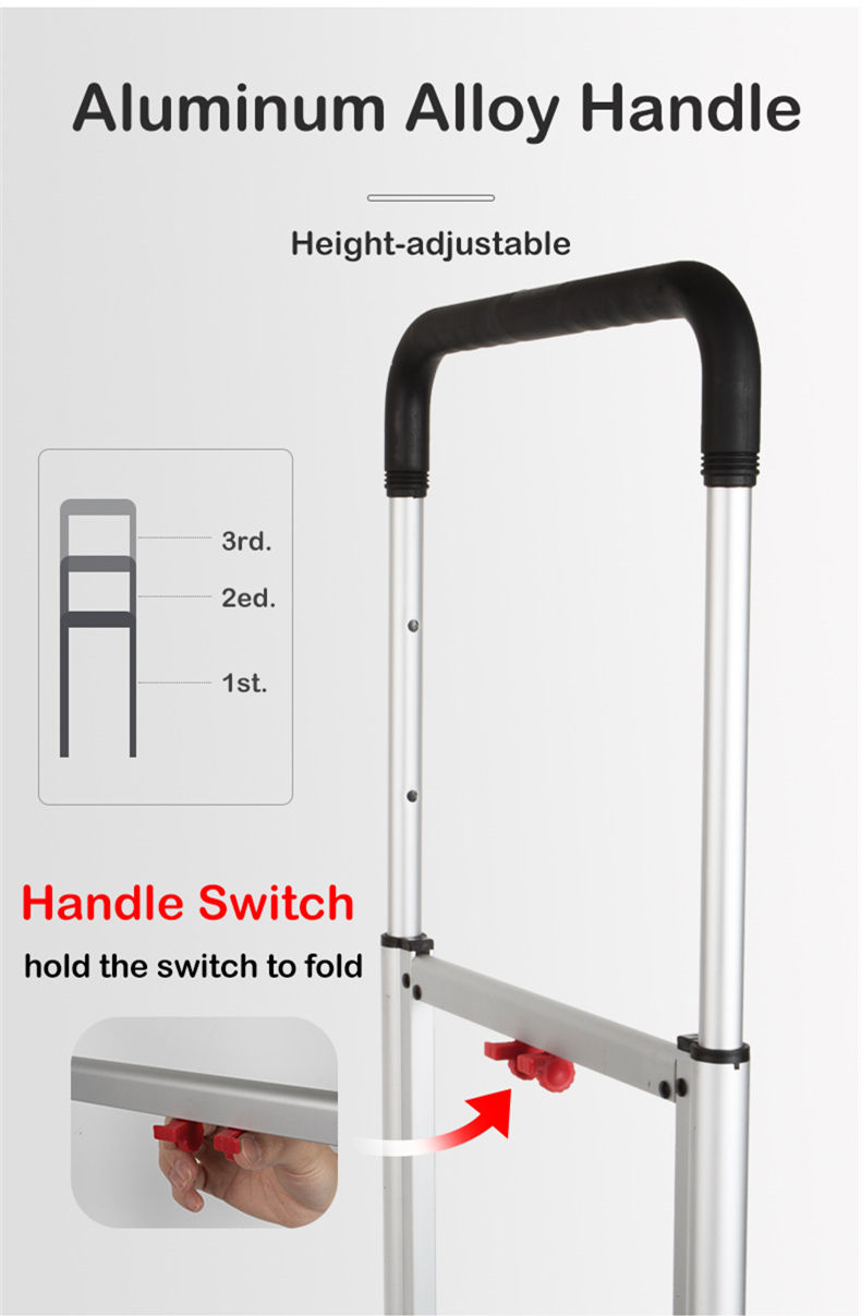 Aluminum collapsible hand cart
