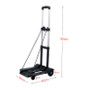 Portable Aluminum Telescopic Trolley for Shopping and Luggage