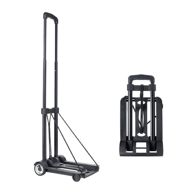 Lightweight Telescopic Steel Hand Trolley Cart: Perfect for Shopping and Travel