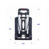 Portable Aluminum Folding Trolley Cart for Shopping And Luggage