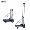Aluminum Telescopic Handle Folding Shopping Trolley with 4 Wheels