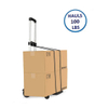 Portable Aluminum Telescopic Trolley for Shopping and Luggage
