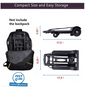 Compact Mini Folding Shopping Trolley with Telescopic Handle