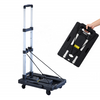 Compact Platform Lightweight Portable Dolly Folding Hand Trolley Cart with 5 Spinner Wheels