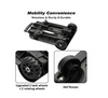 Portable Aluminum Telescopic Trolley for Shopping and Luggage