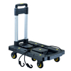 Portable Heavy Duty Aluminum Platform Trolley with Retractable Five-Wheels