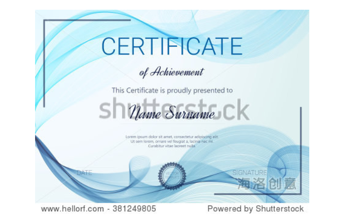 Certificate 2