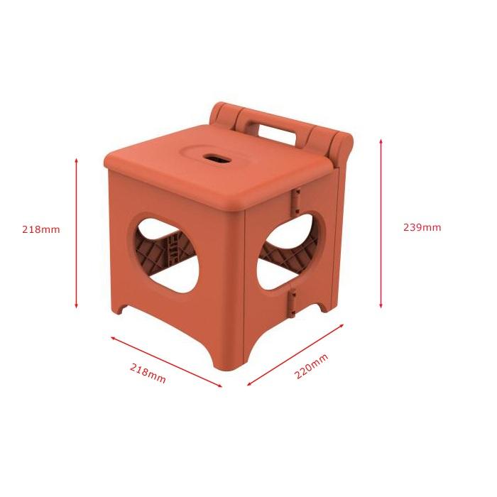 the size of folding fishing stool chair