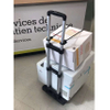 125kg Loading Compact Platform Flatbed Lightweight Five-wheel Folding Luggage Cart