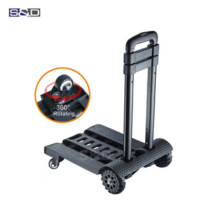 Compact Telescopic Handle Trolley for Shopping And Luggage