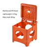 Mini Plastic Folding Camping Stool Chair - Ideal for Kids & Adults